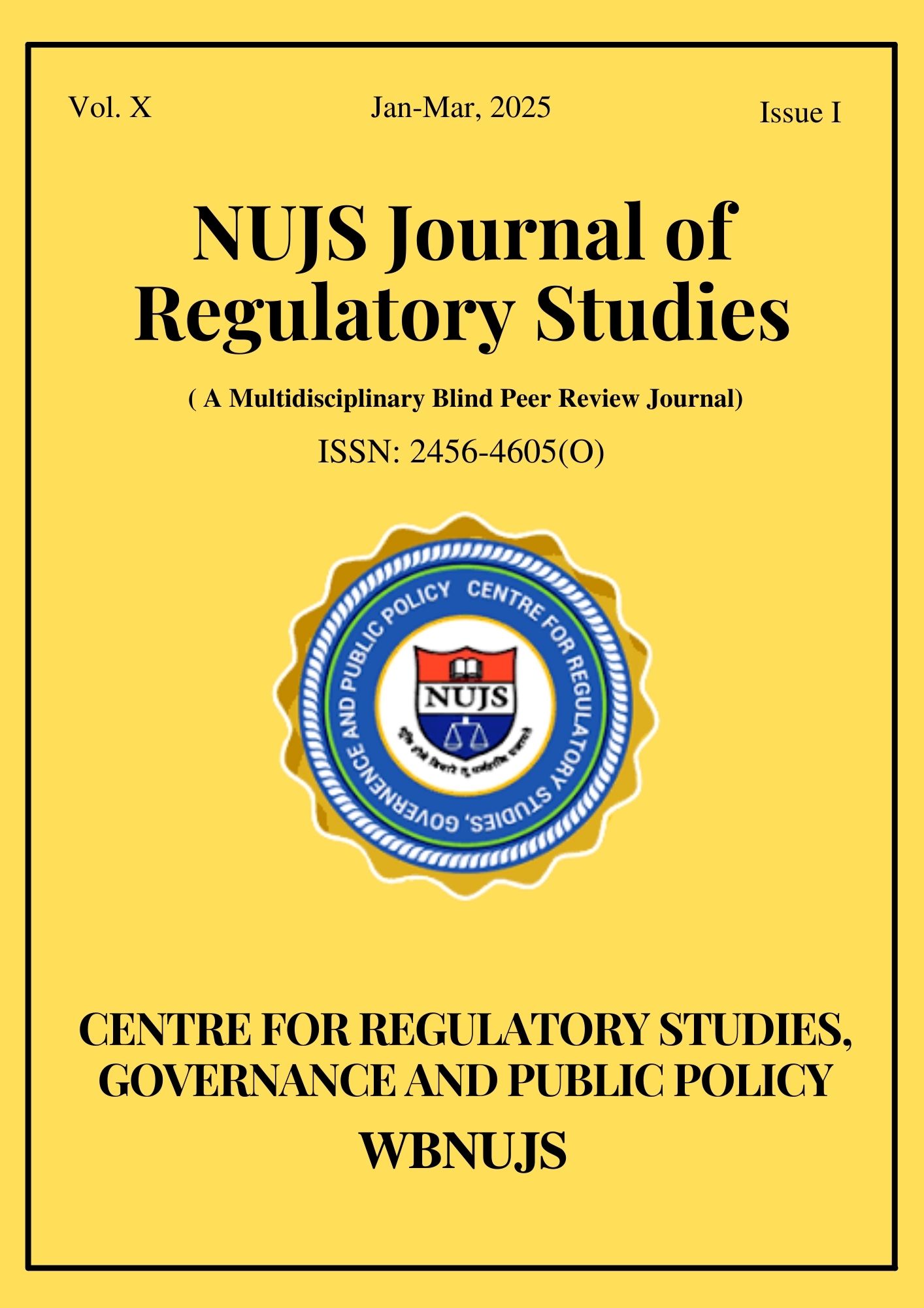 					View Vol. 10 No. 1 (2025): Volume 10 Issue 1 (January - March, 2025)
				